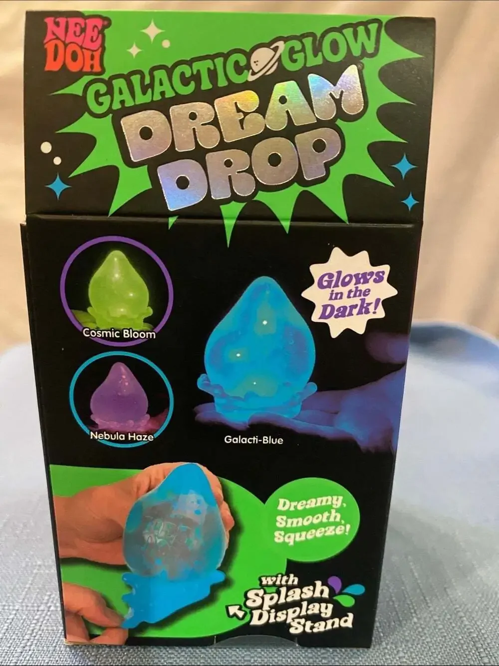 Nee Doh Galactic Glow Dream Drop - Green
